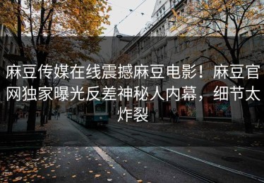 麻豆传媒在线震撼麻豆电影！麻豆官网独家曝光反差神秘人内幕，细节太炸裂