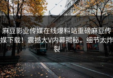 麻豆影业传媒在线爆料站重磅麻豆传媒下载！震撼大V内幕揭秘，细节太炸裂